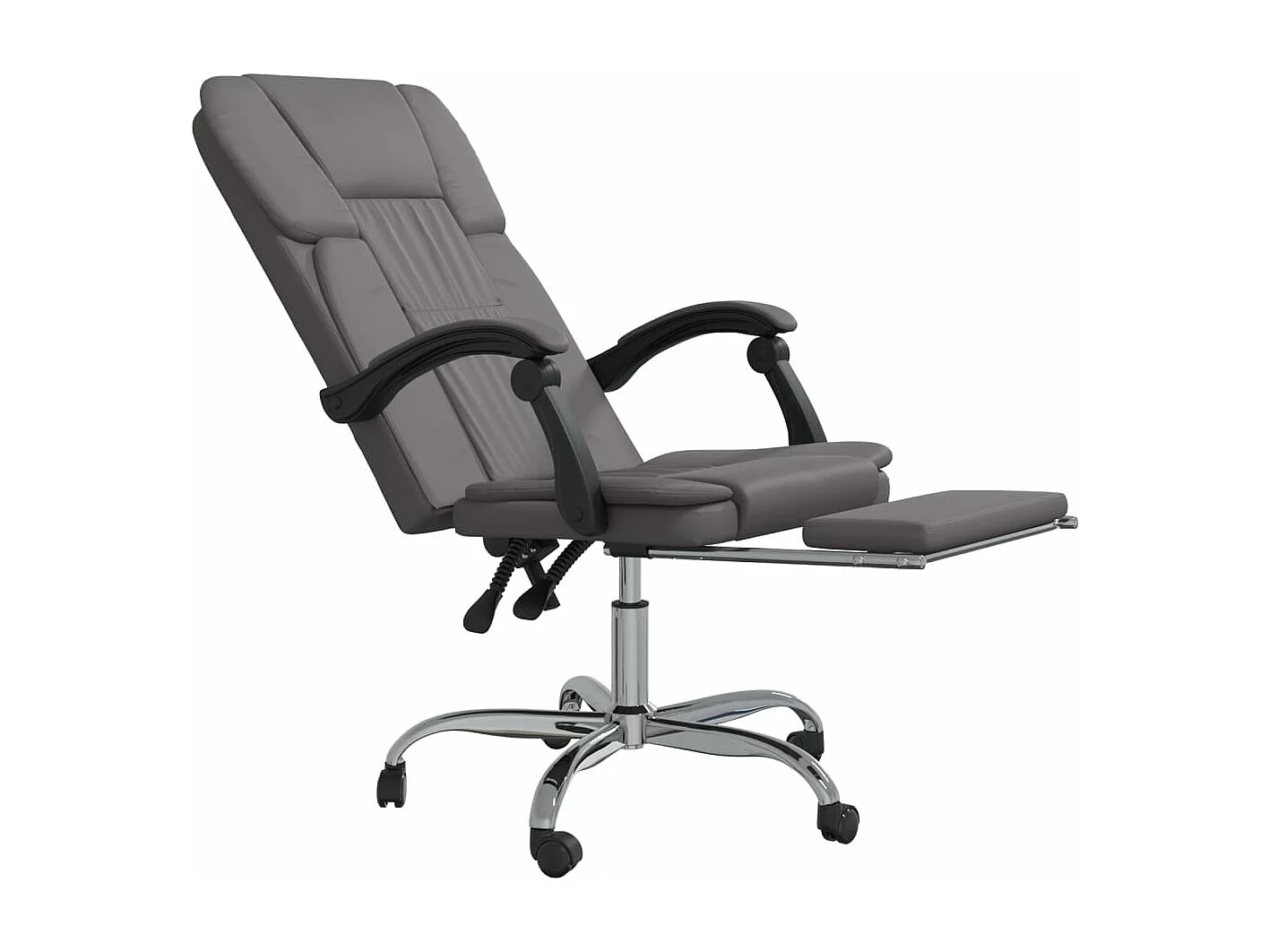 Fauteuil inclinable de bureau Gris Similicuir