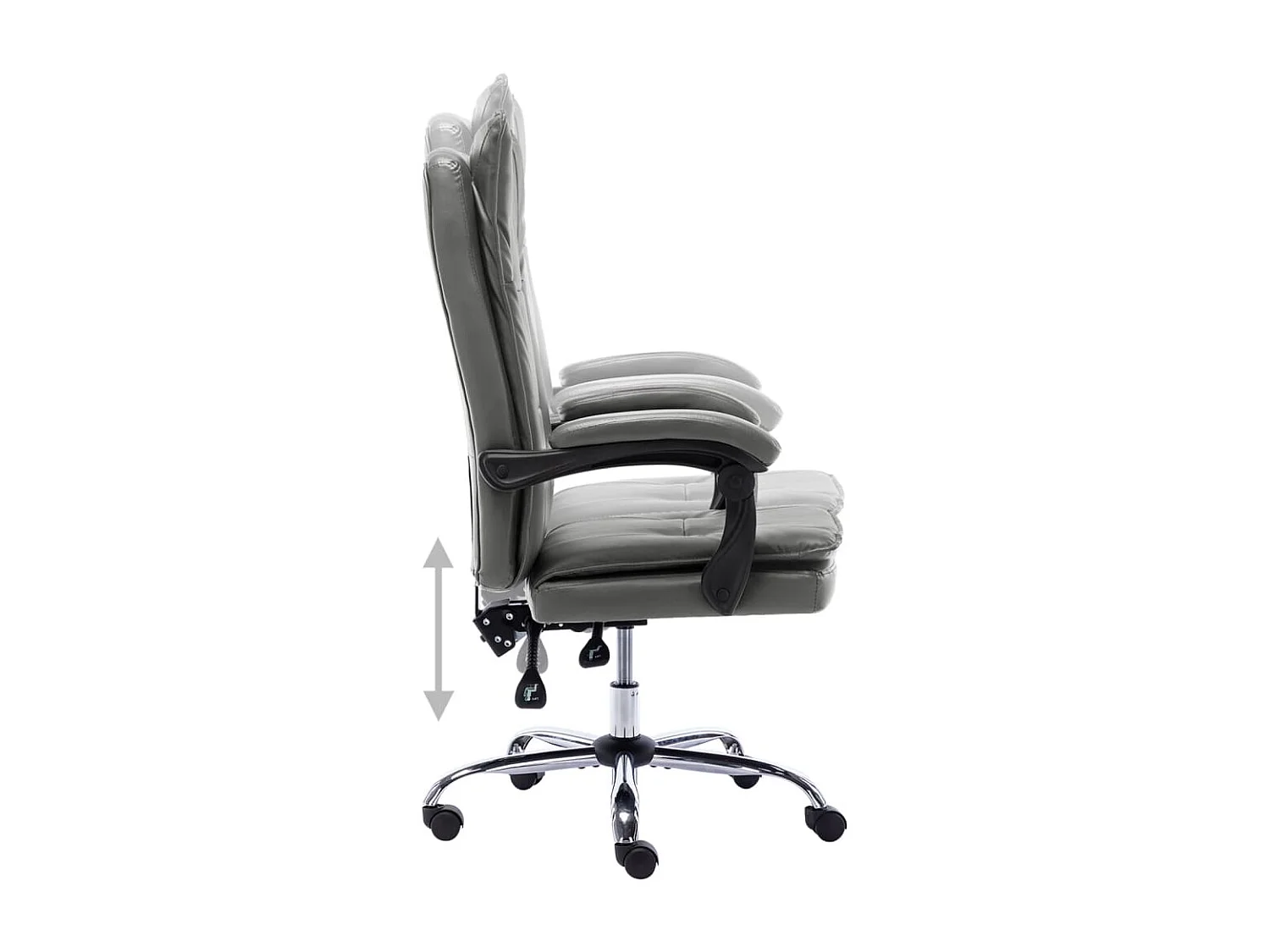 Chaise de bureau Anthracite Similicuir