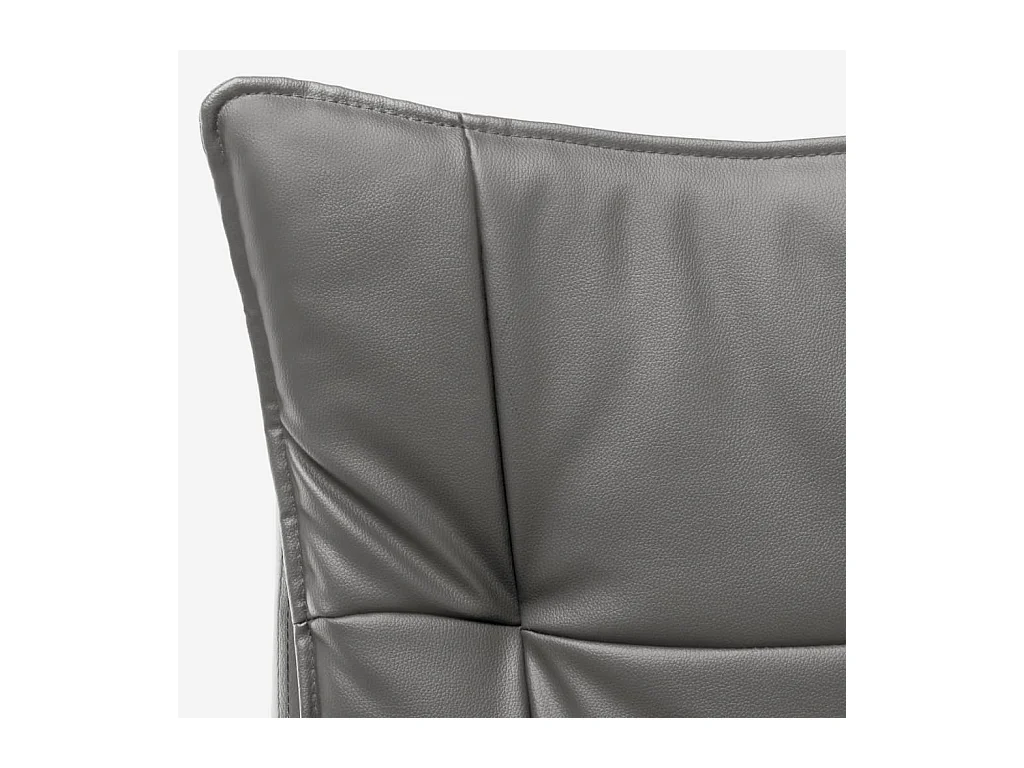 Chaise de bureau Anthracite Similicuir