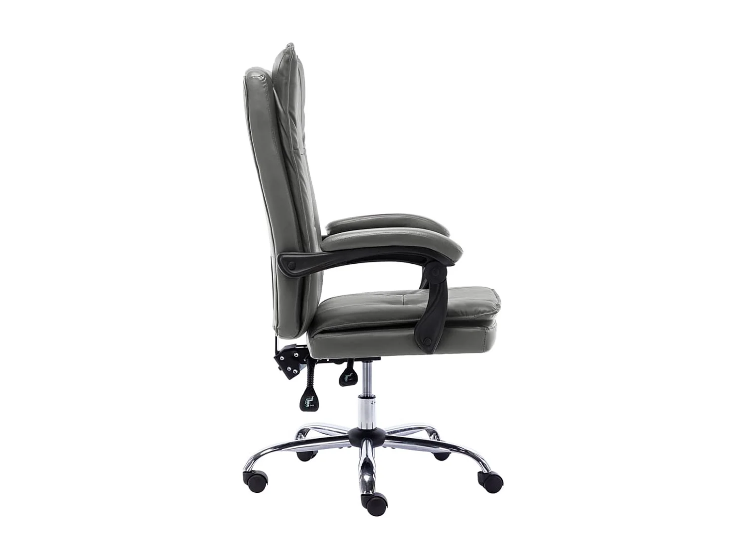 Silla de oficina Antracita Polipiel