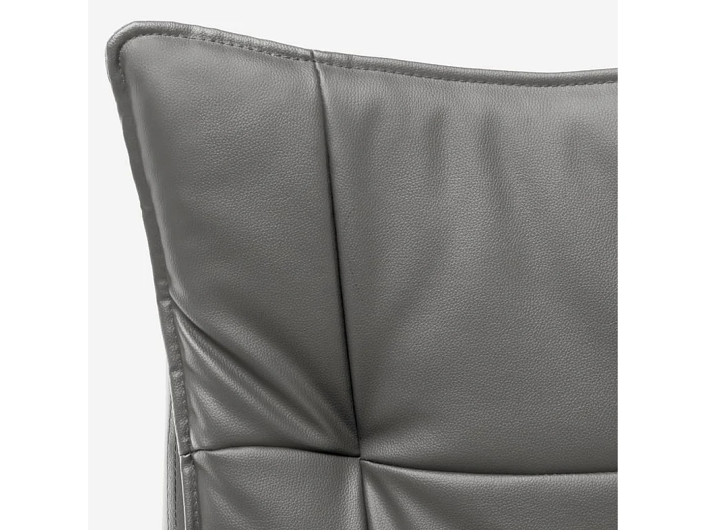 Silla de oficina Antracita Polipiel