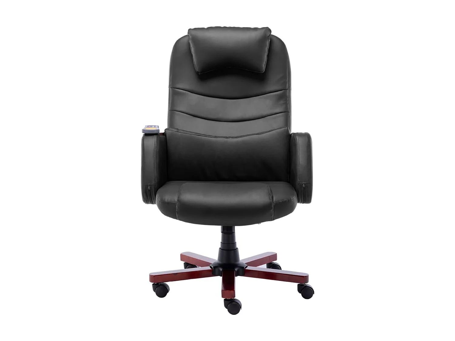 Chaise de bureau de massage Noir Similicuir