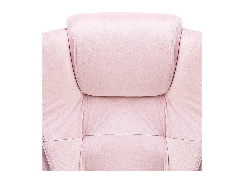 Chaise de bureau de massage Rose Velours
