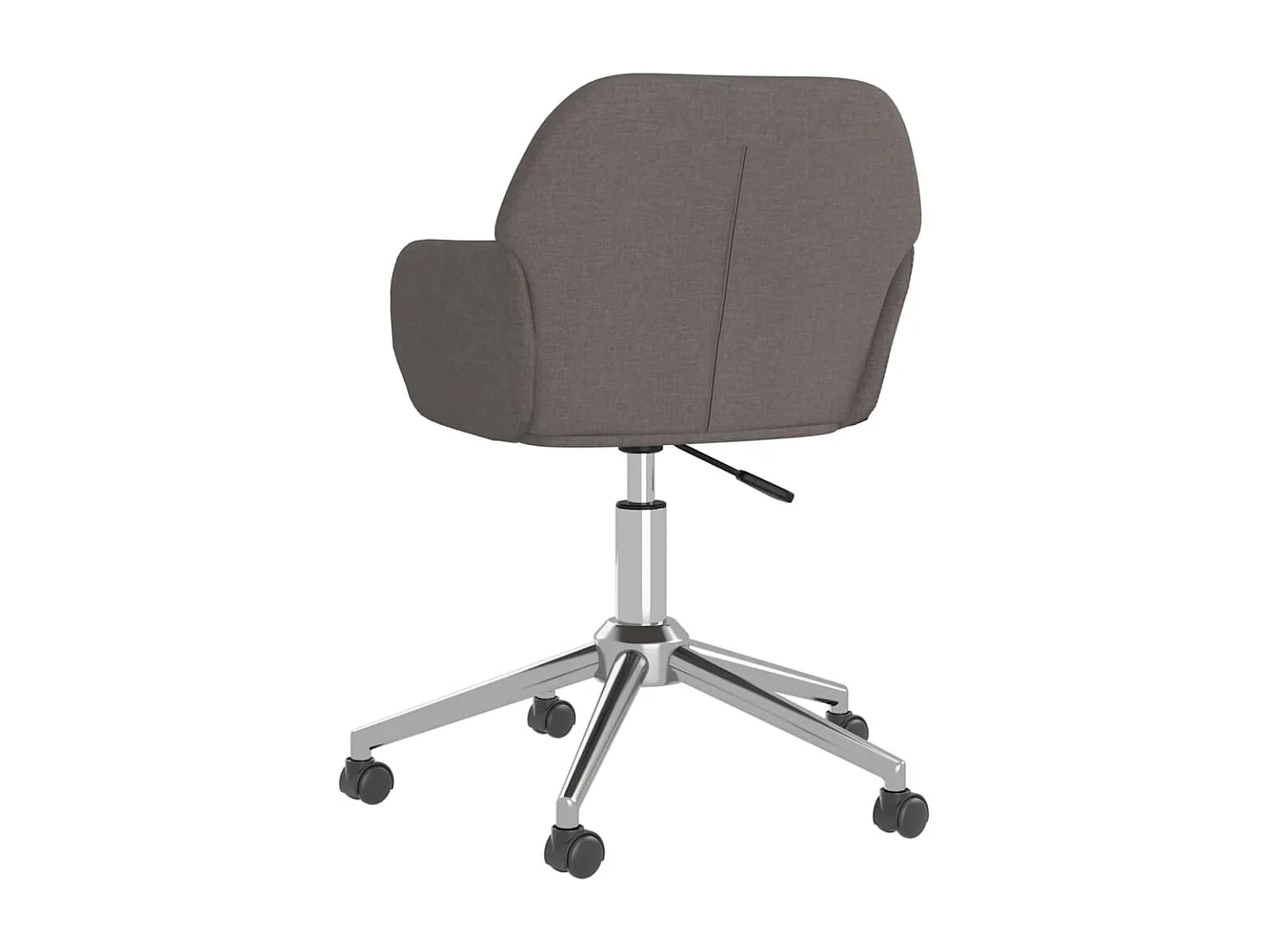 Sedia da ufficio girevole Tessuto grigio scuro