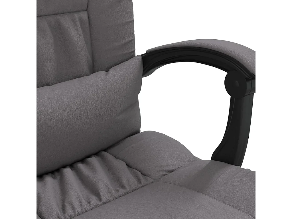 Fauteuil inclinable de bureau Gris Similicuir