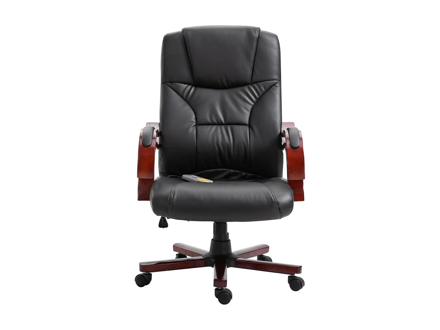 Silla de oficina Polipiel negra