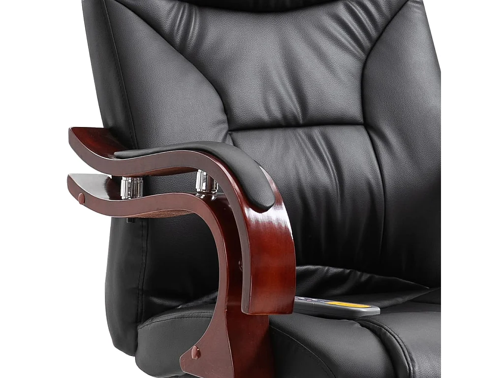 Silla de oficina Polipiel negra