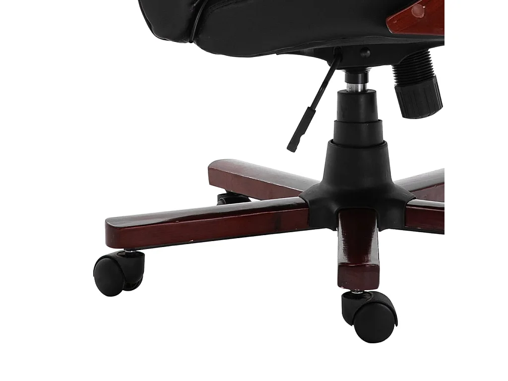 Silla de oficina Polipiel negra