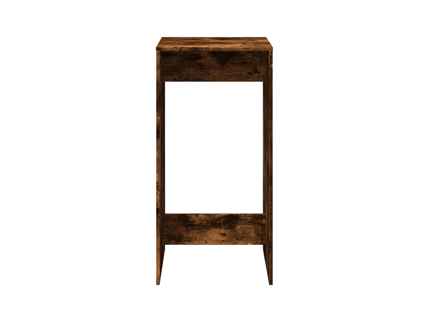 Bartafel 51x50x103,5 cm bewerkt hout gerookt eikenkleur