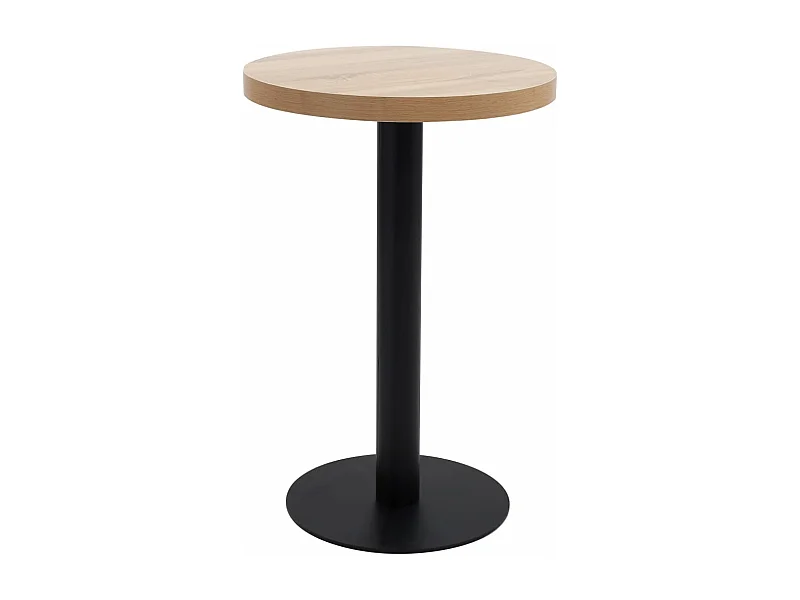 Table de bistro Marron clair 50 cm MDF