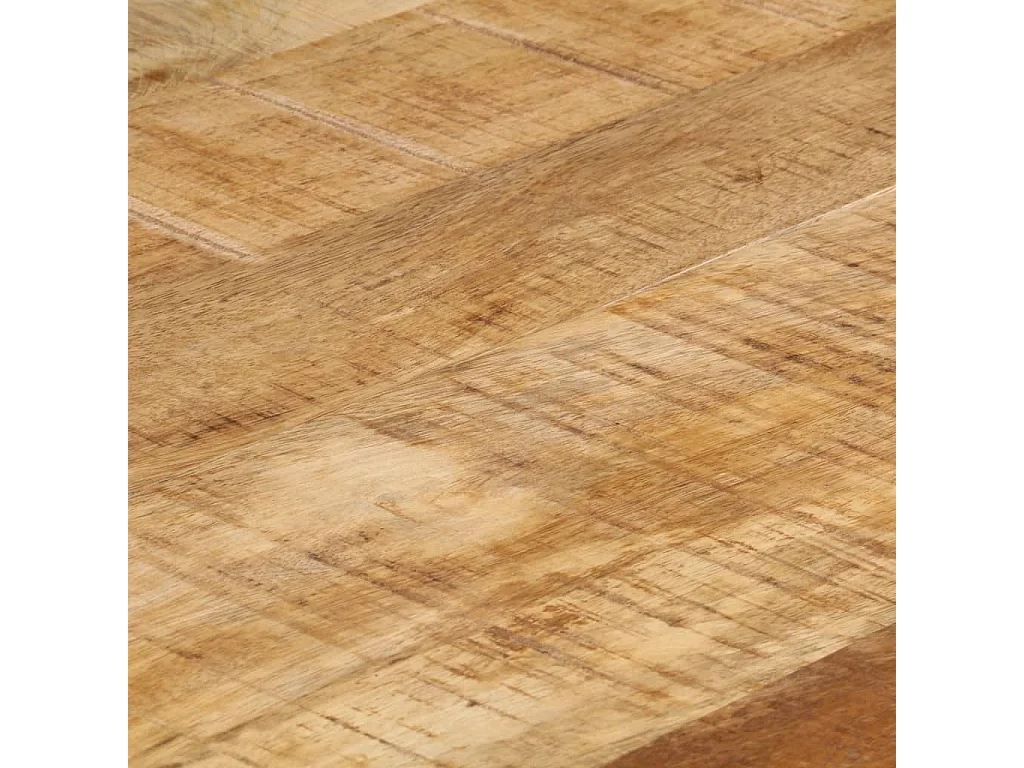Table de salle à manger 140x70x76 cm Bois de manguier brut
