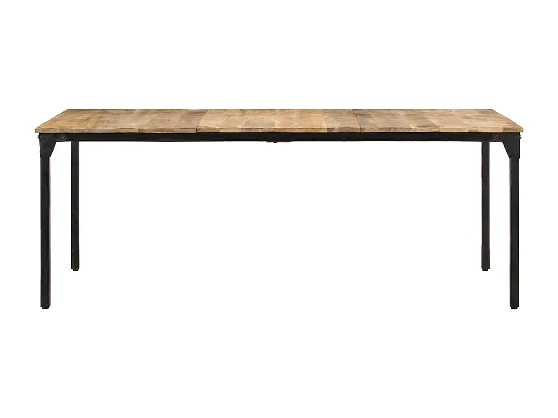 Table de salle à manger 200x100x76 cm Bois de manguier solide