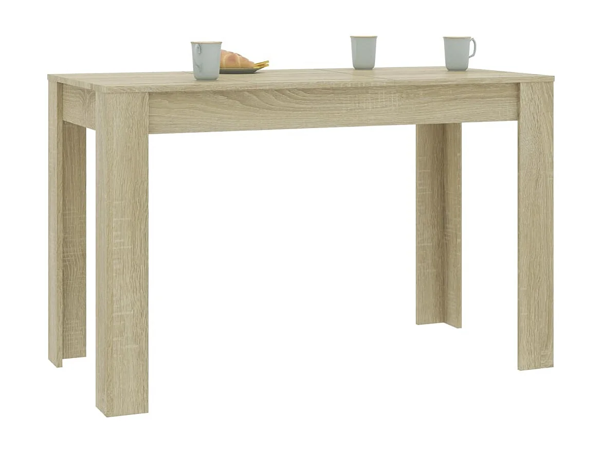 Table à manger Chêne sonoma 120x60x76 cm Bois d'ingénierie
