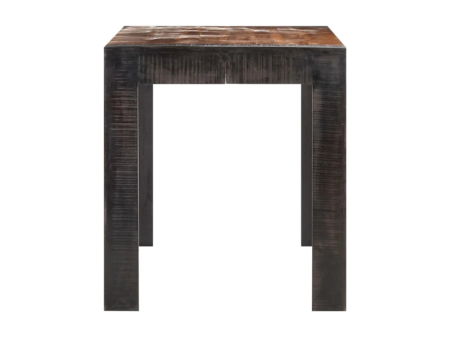 Tavolo da Pranzo 140x70x76 cm in Legno Massello di Mango Grezzo