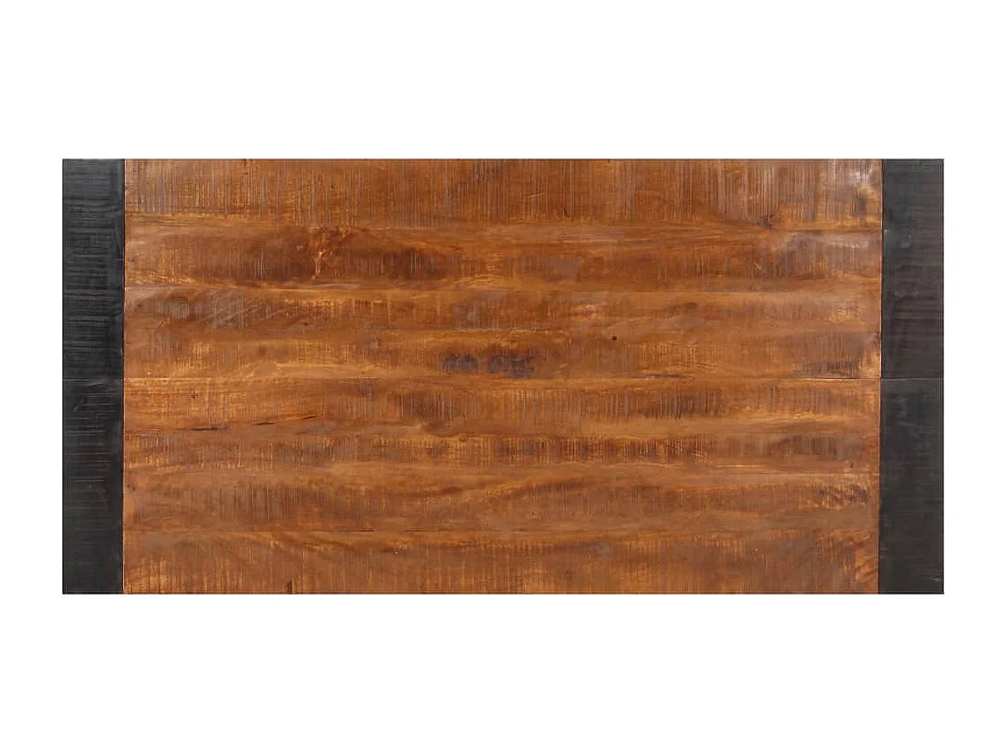Tavolo da Pranzo 140x70x76 cm in Legno Massello di Mango Grezzo