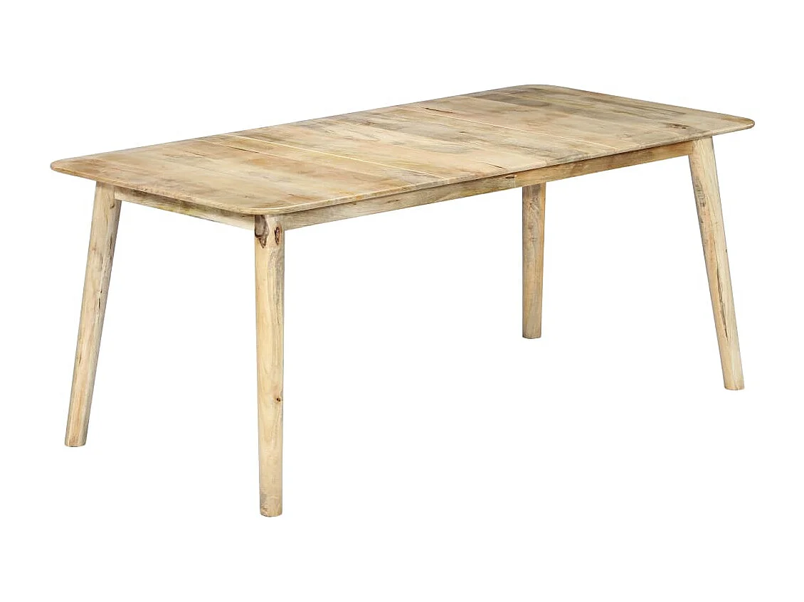 Tavolo da Pranzo 180x90x76 cm in Legno Massello di Mango
