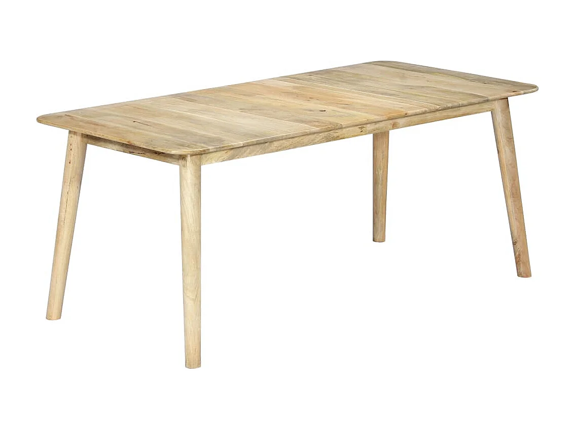 Tavolo da Pranzo 180x90x76 cm in Legno Massello di Mango