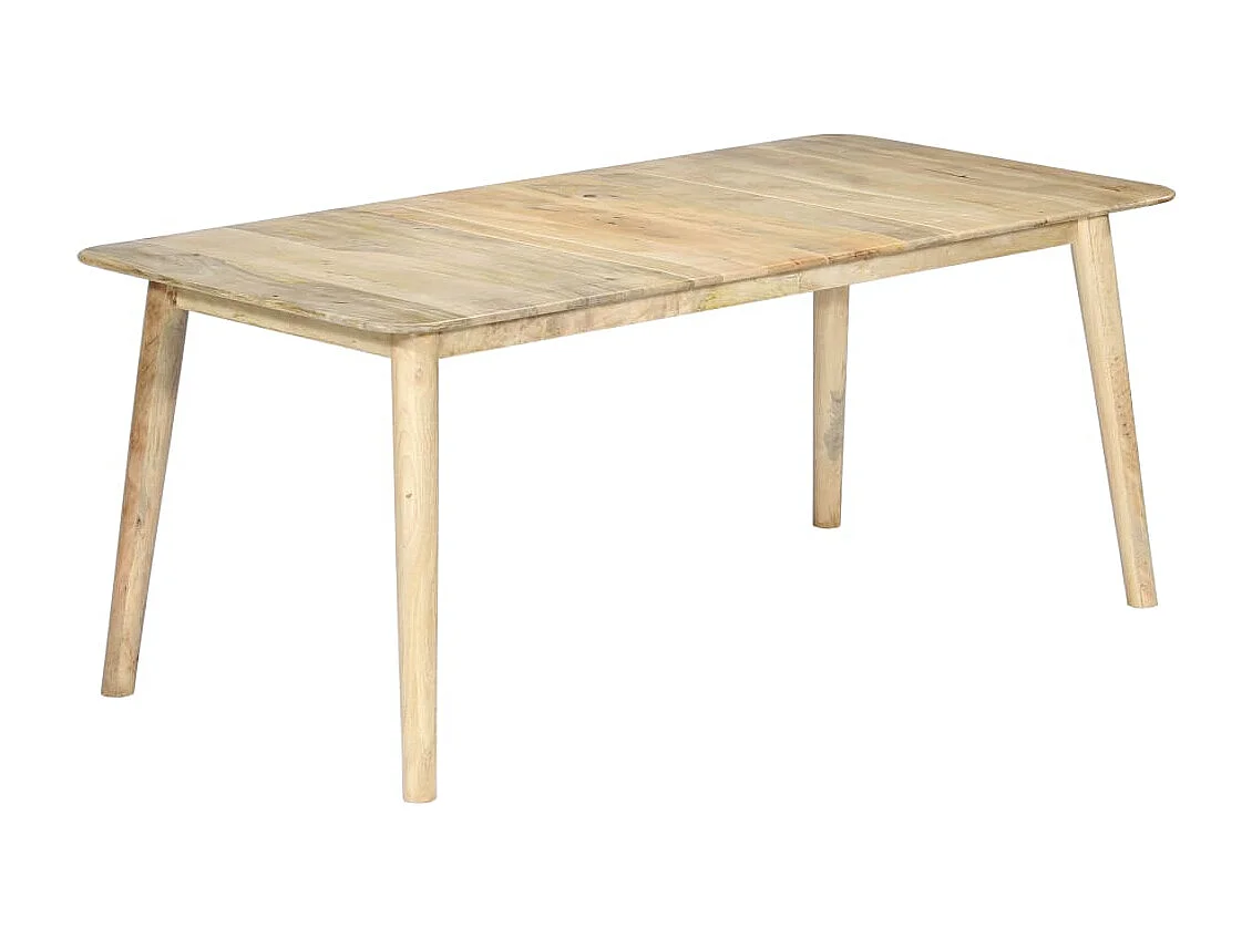 Table de salle à manger 180x90x76 cm Bois de manguier massif