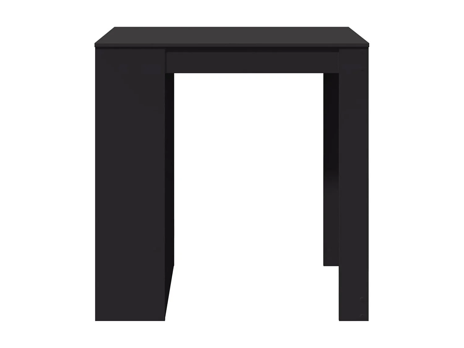 Mesa de bar 102x70x103,5 cm derivados de madeira preto