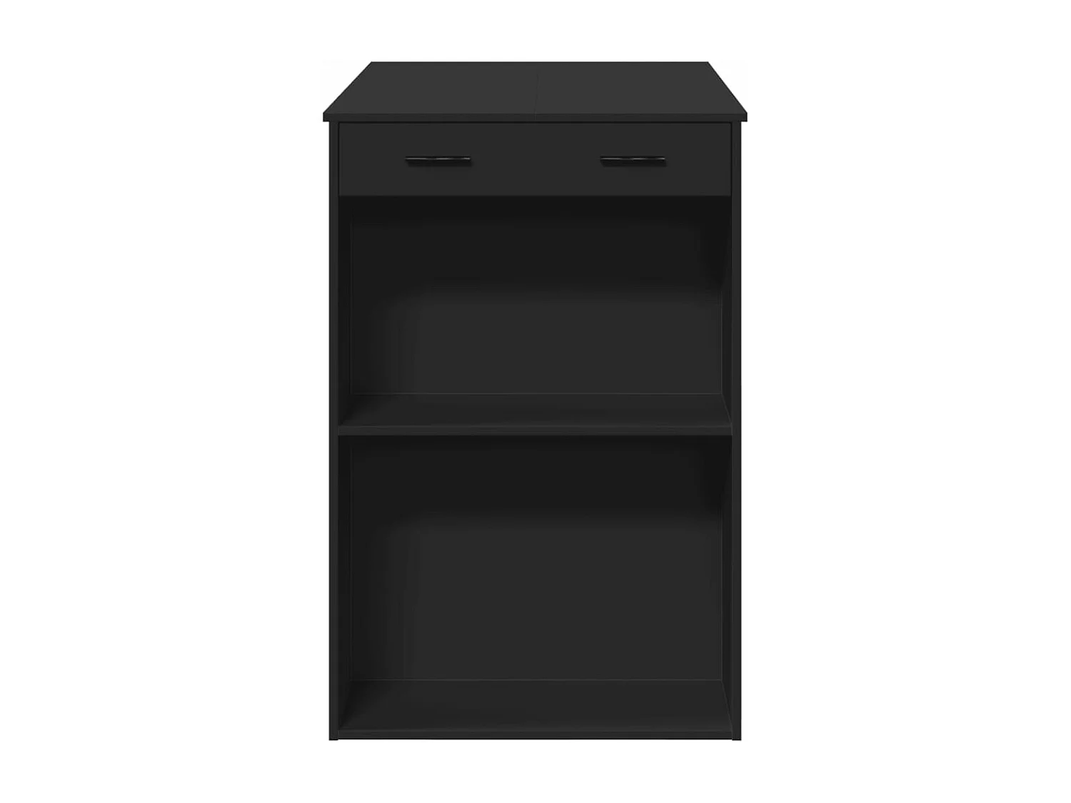 Mesa de bar 102x70x103,5 cm derivados de madeira preto