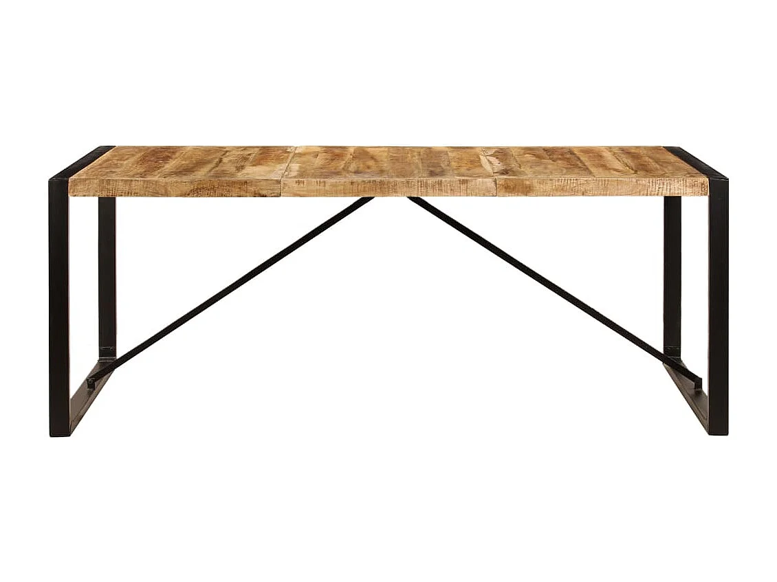 Table à manger 200x100x75 cm Bois de manguier massif