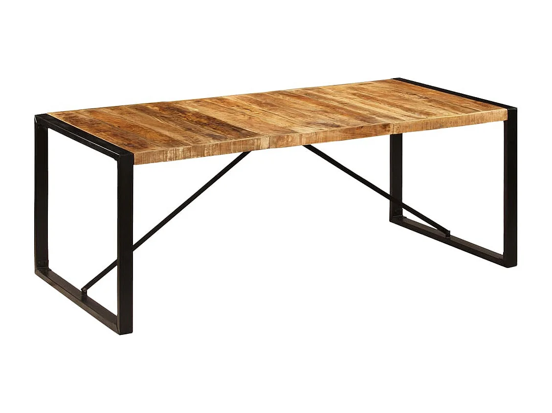 Table à manger 200x100x75 cm Bois de manguier massif