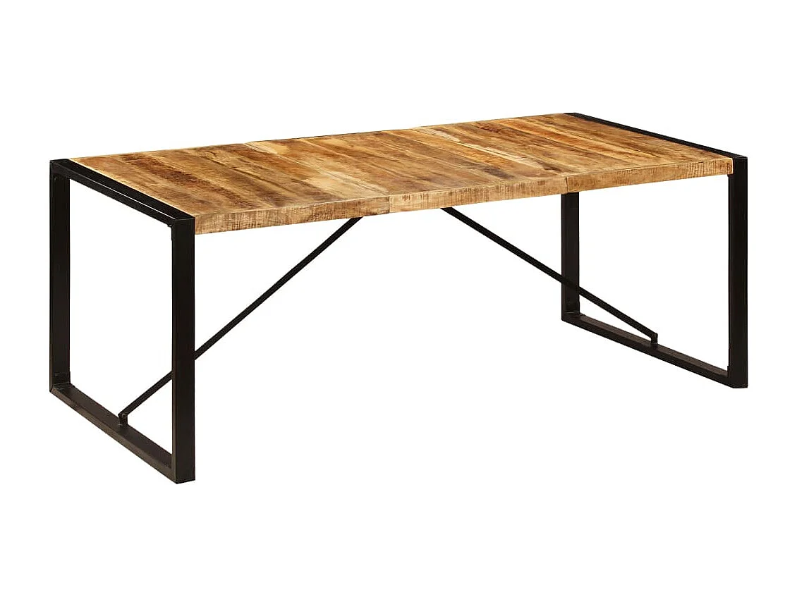 Table à manger 200x100x75 cm Bois de manguier massif