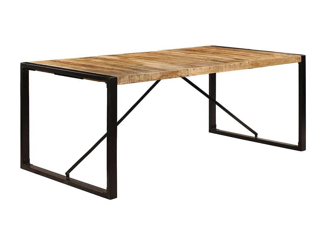 Table à manger 200x100x75 cm Bois de manguier massif
