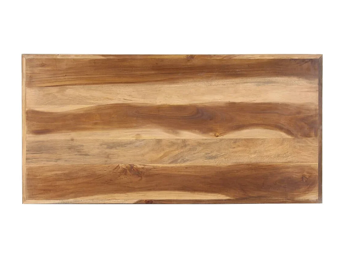 Esstisch 120x60x75 cm Massivholz Honigfarben