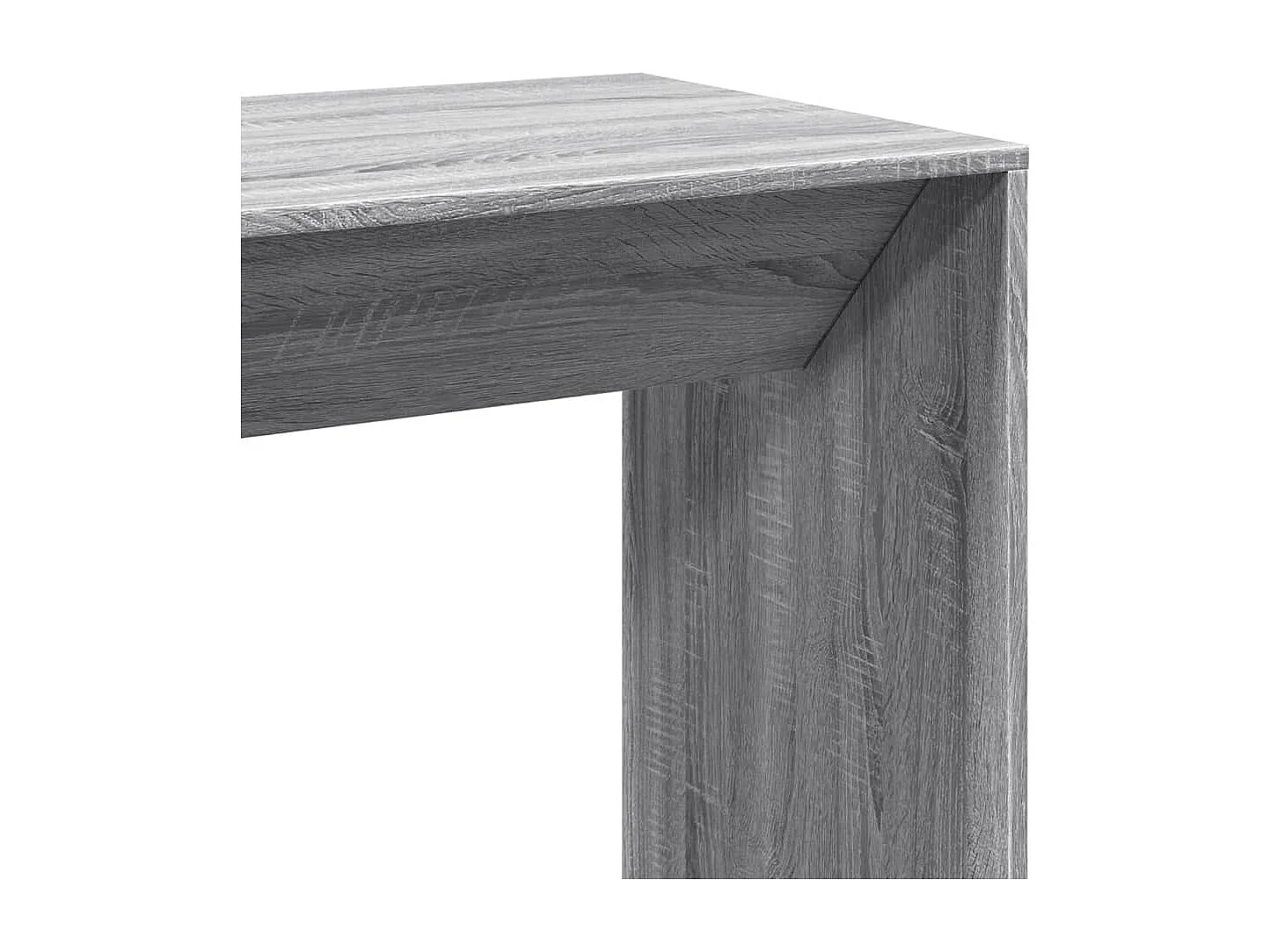 Mesa de bar 102x50x103,5cm derivados de madeira cinzento sonoma