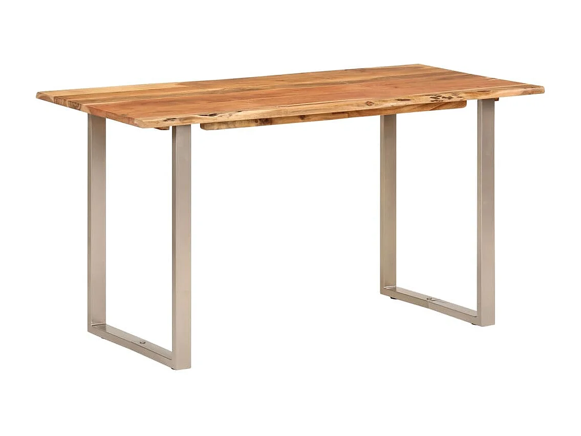 Table de salle à manger 140x70x76 cm Bois d'acacia solide