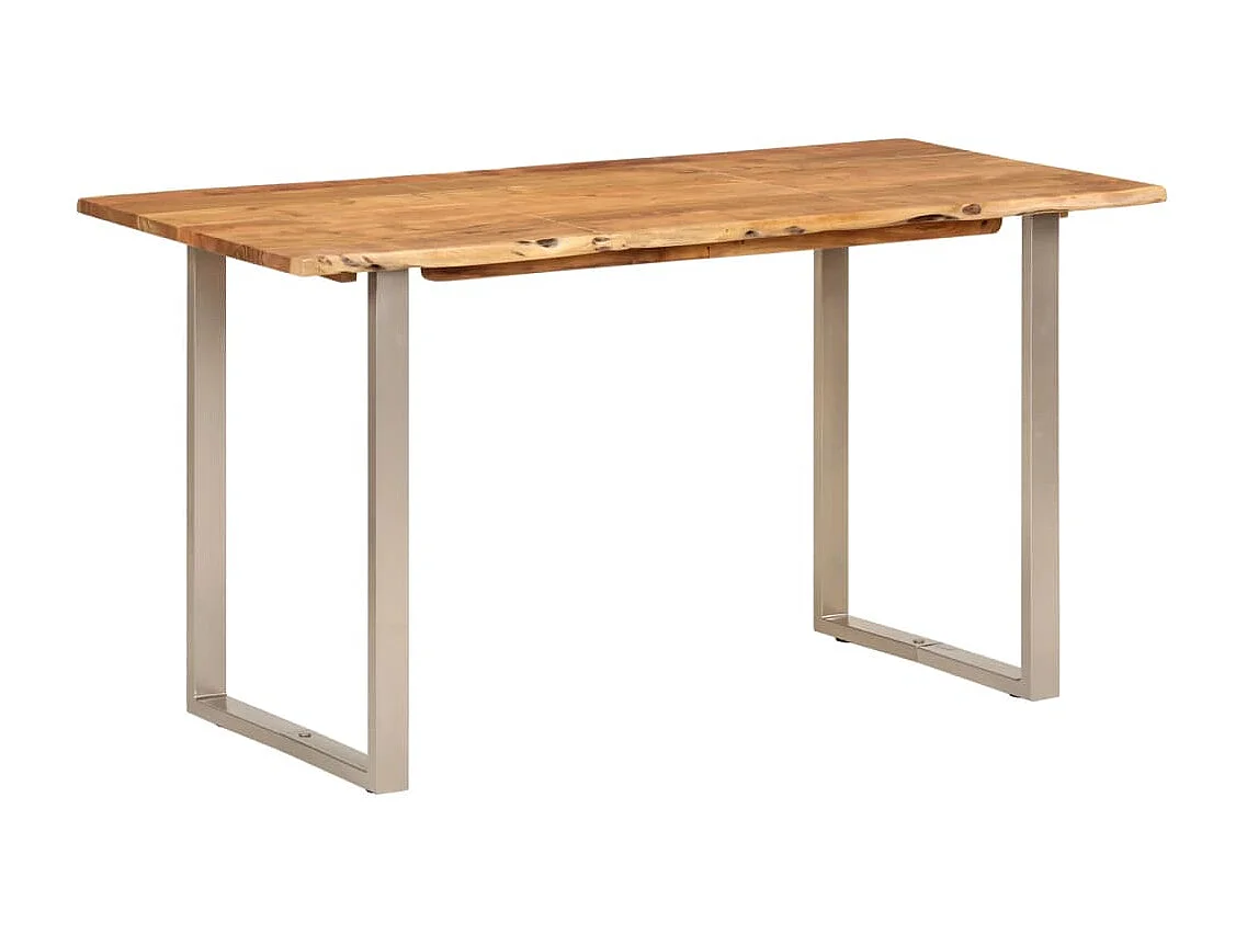 Table de salle à manger 140x70x76 cm Bois d'acacia solide