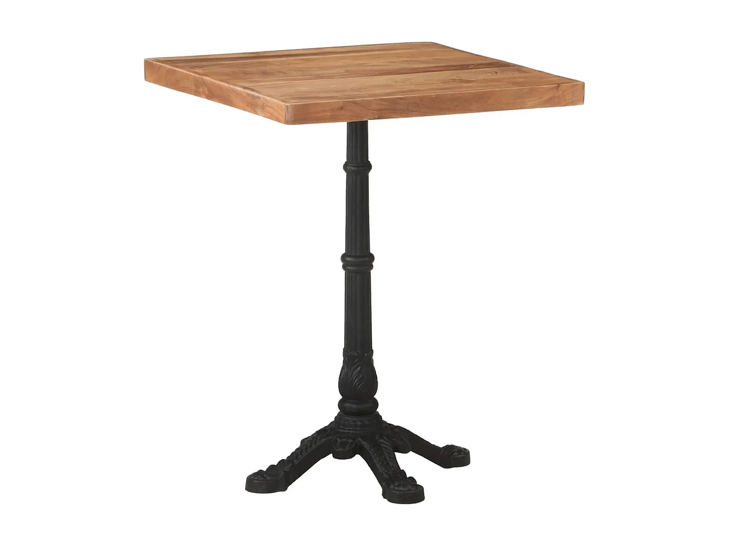 Bistrotisch 60x60x76 cm Akazie Massivholz