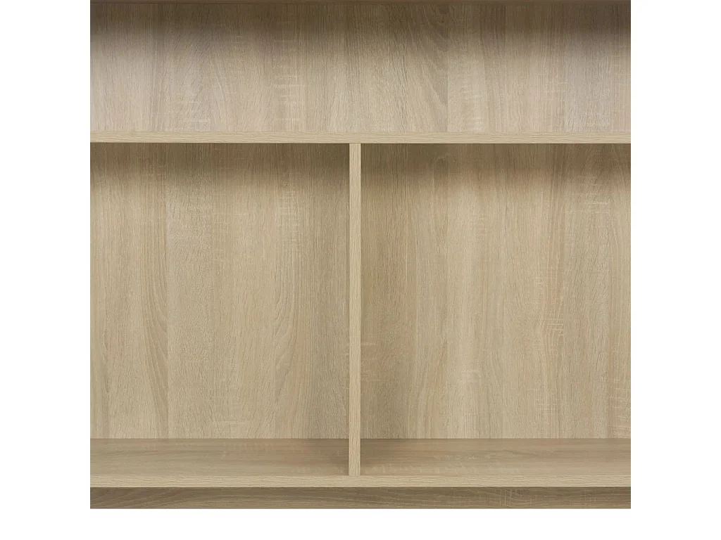 Tavolo da Bar con 2 Piani d'Appoggio Rovere 130x40x120 cm