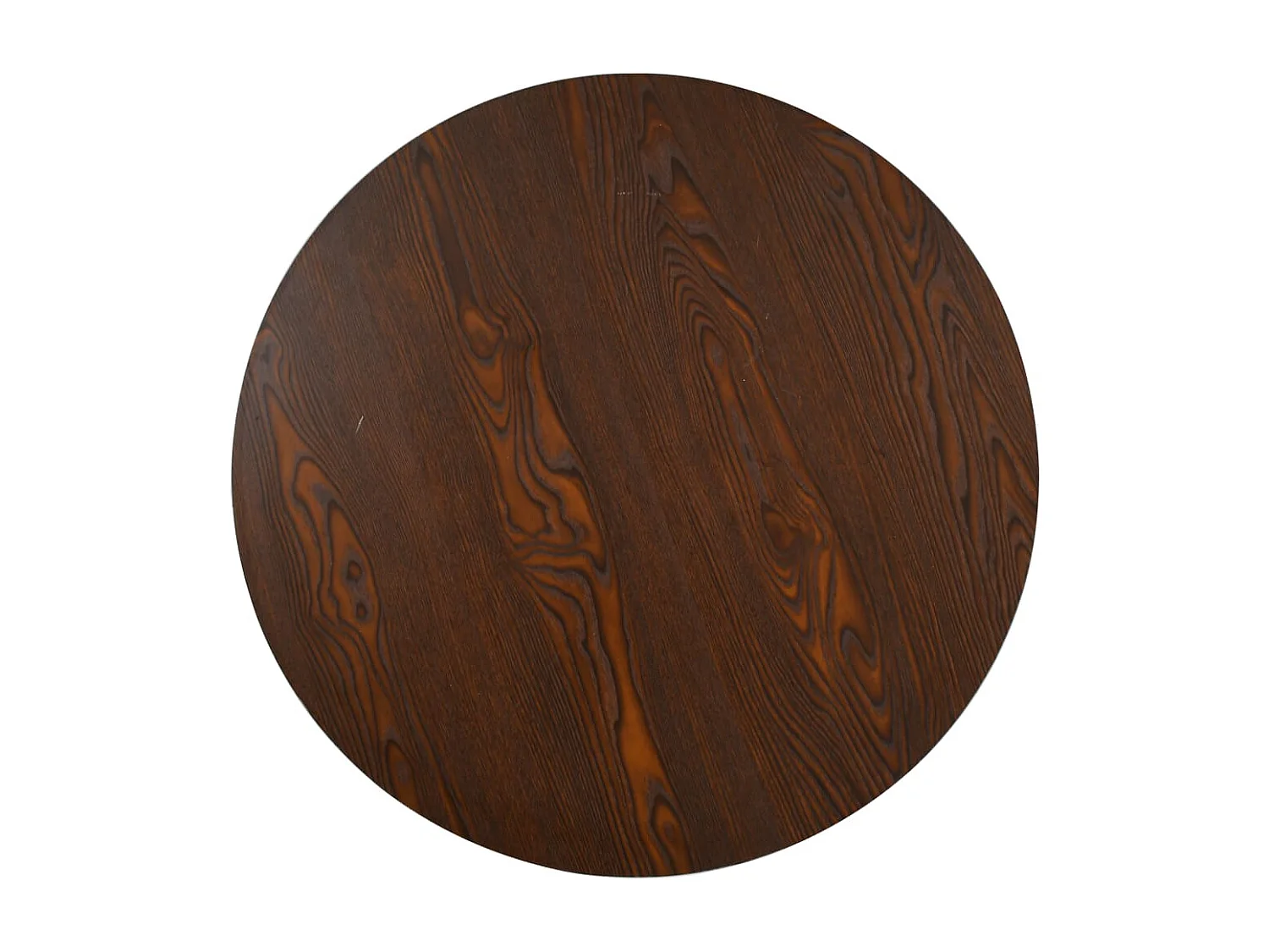 Bistrotafel 80 cm MDF donkerbruin