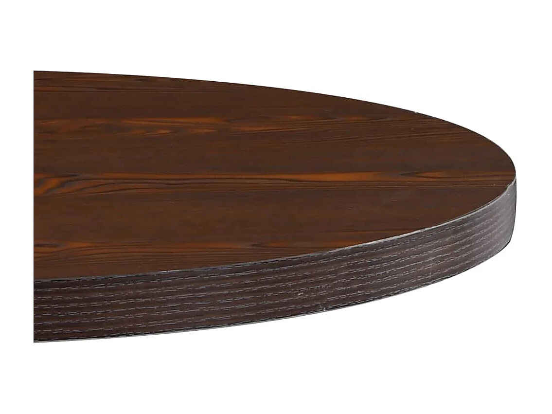 Bistrotafel 80 cm MDF donkerbruin