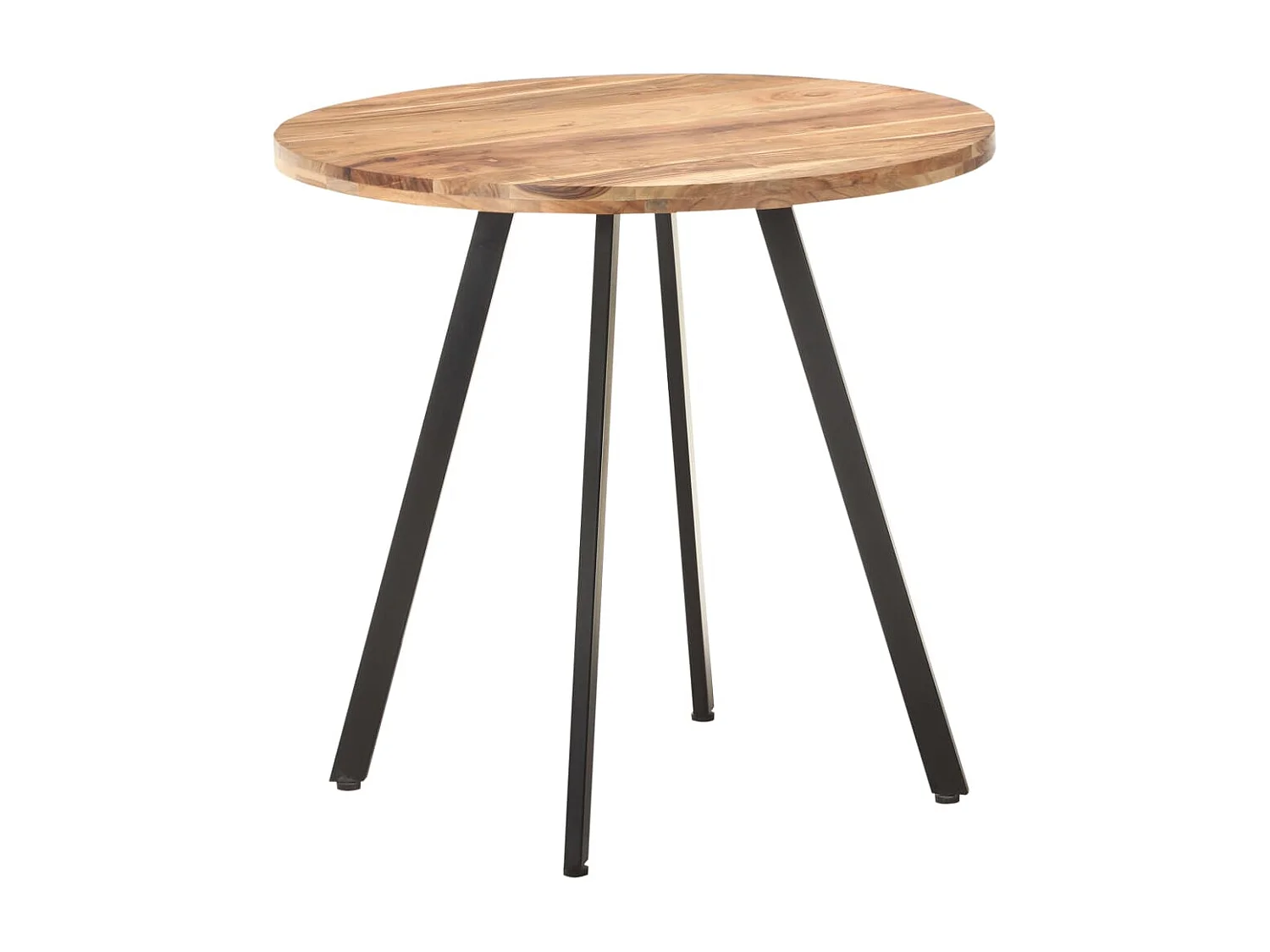 Table de salle à manger 80 cm Bois d'acacia solide