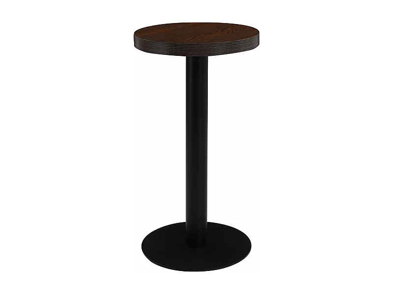 Tavolo da Bistrot Marrone Scuro 40 cm in MDF