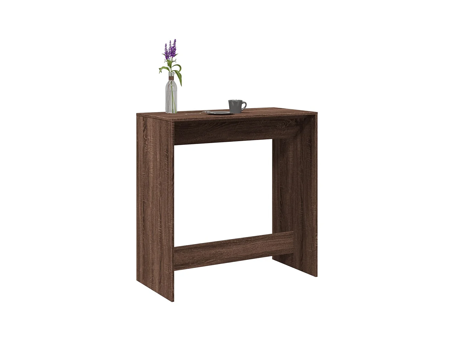Bartisch Braun Eichen-Optik 102x50x103,5 cm Holzwerkstoff