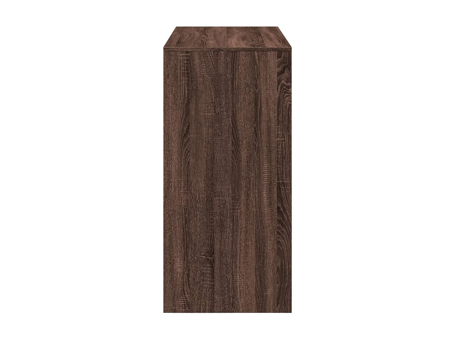 Table de bar chêne marron 102x50x103,5 cm bois d'ingénierie