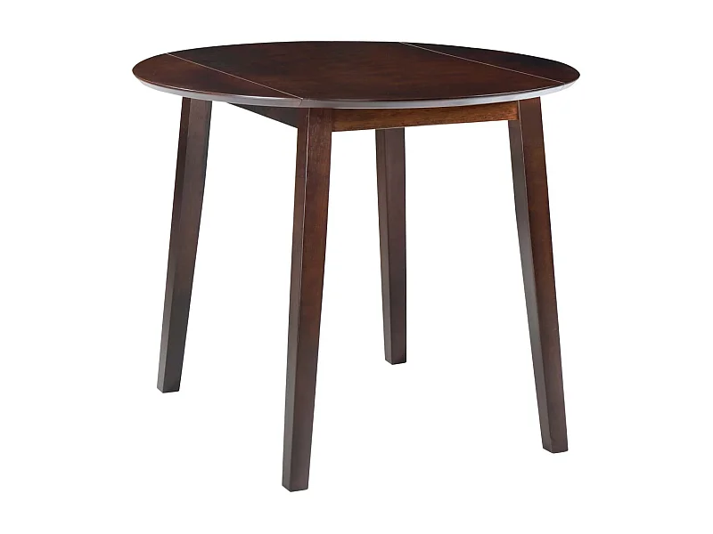 Esstisch Klappbar Rund MDF Braun