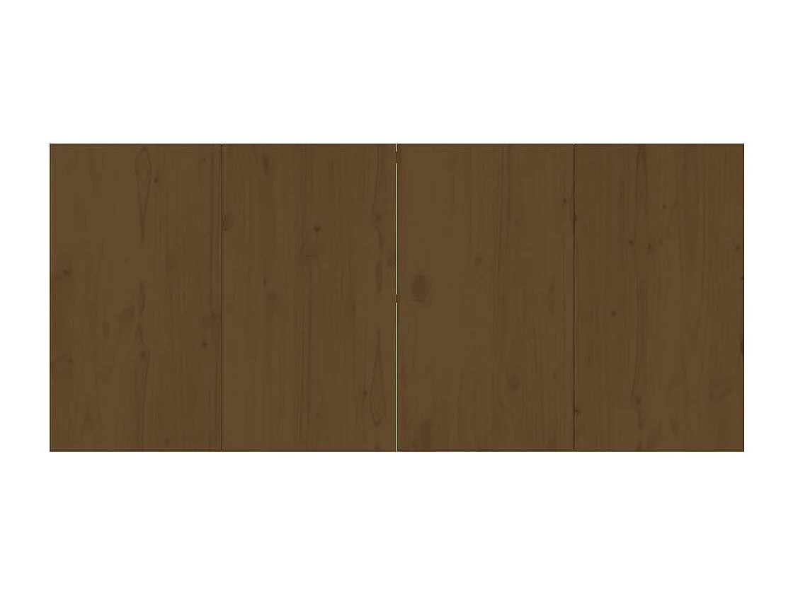 Mesa de bar 180x80x110 cm pinho maciço castanho mel