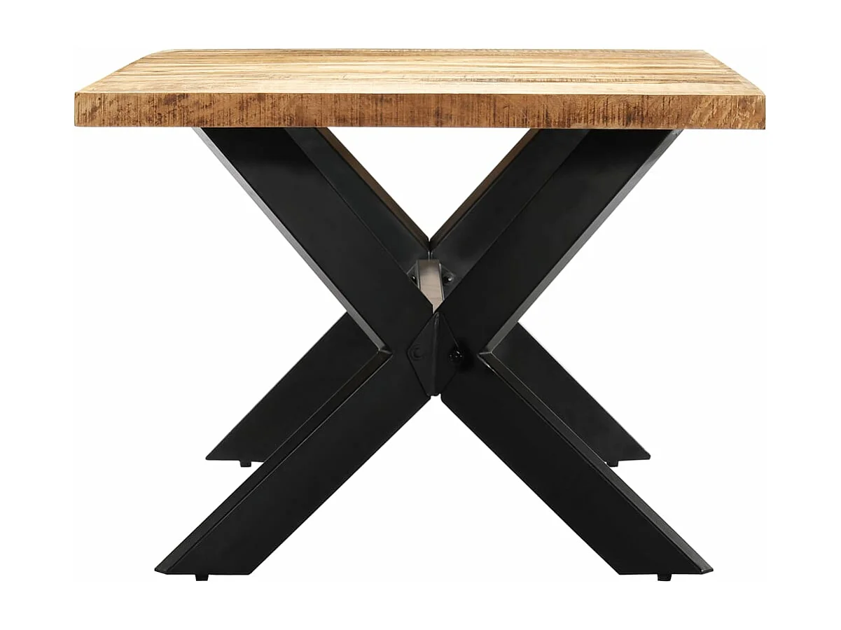 Table de salle à manger 200x100x75 cm Bois de manguier solide