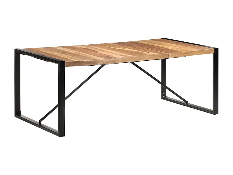 Tavolo da Pranzo 200x100x75 cm in Legno Massello