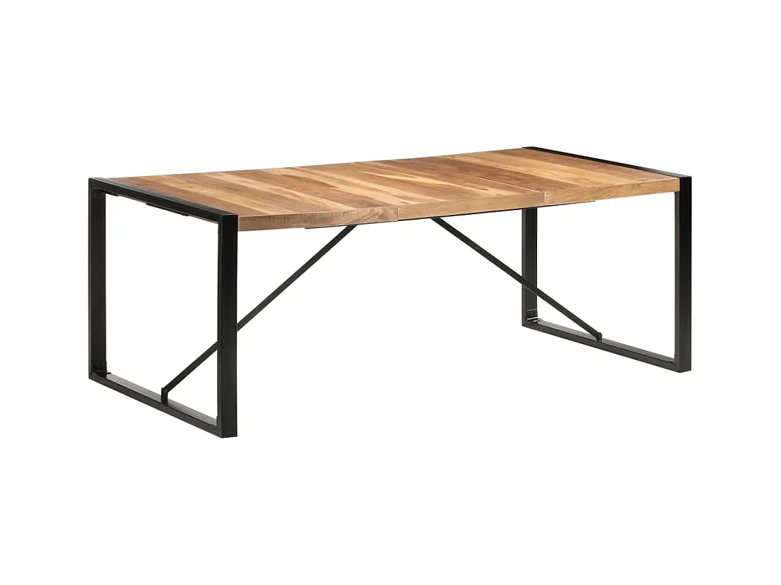 Tavolo da Pranzo 200x100x75 cm in Legno Massello