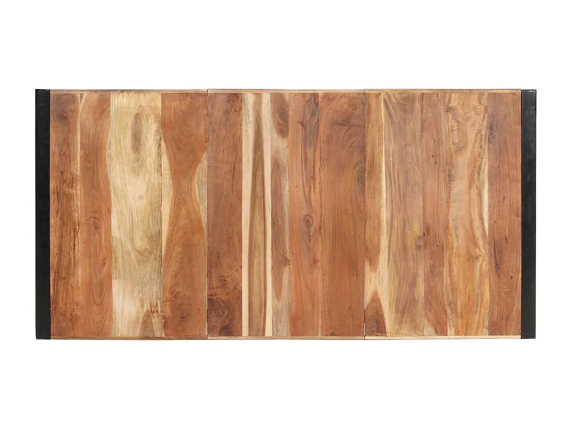 Mesa de jantar 200x100x75 cm madeira maciça