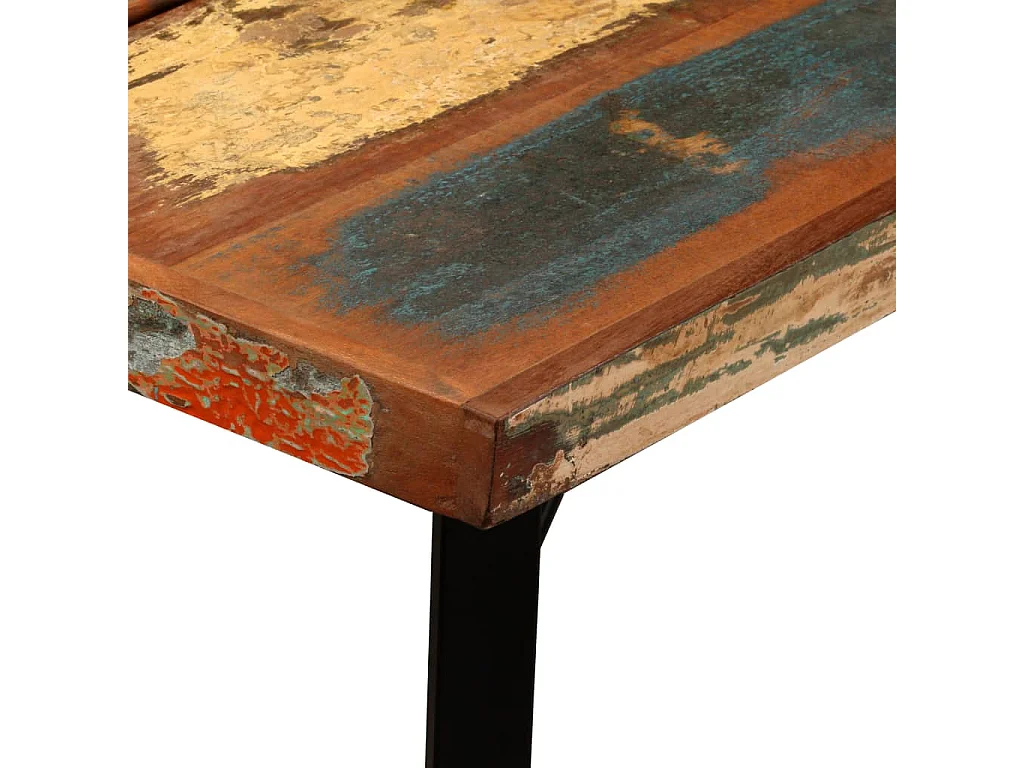 Table de bar Bois massif de récupération 150 x 70 x 107 cm
