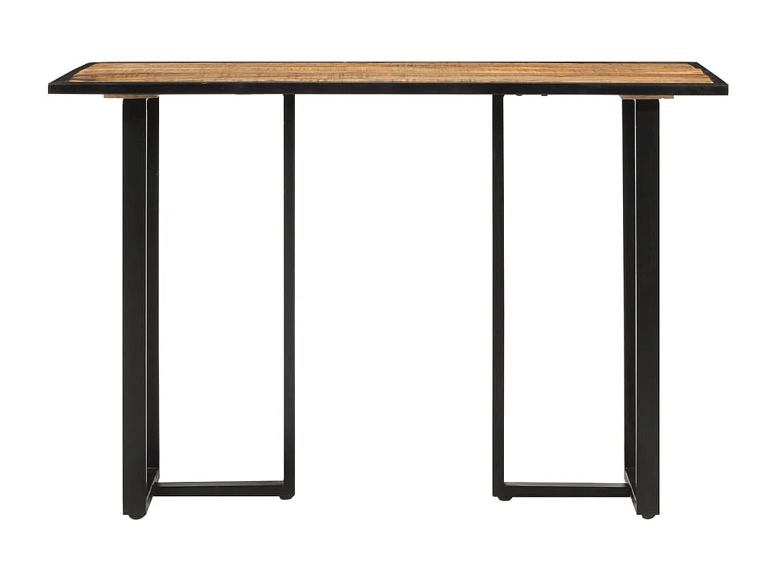 Mesa de jantar 110x55x75,5 cm madeira de mangueira maciça