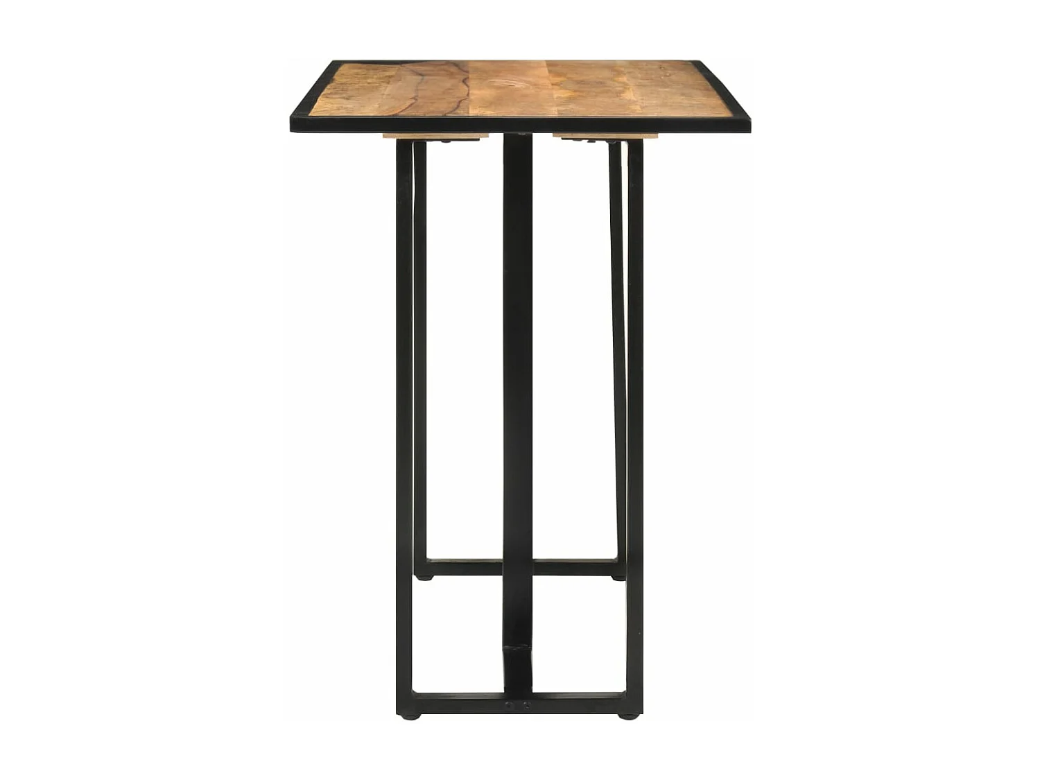 Mesa de jantar 110x55x75,5 cm madeira de mangueira maciça