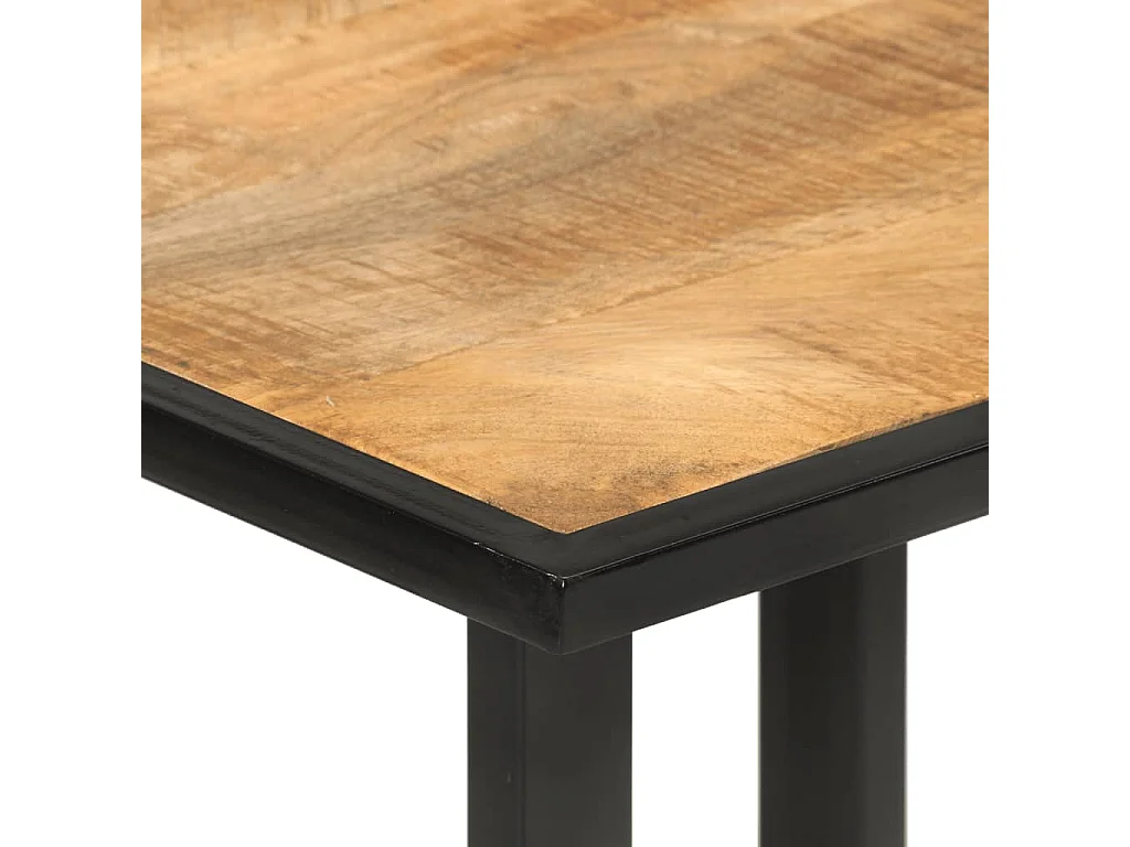 Mesa de jantar 110x55x75,5 cm madeira de mangueira maciça